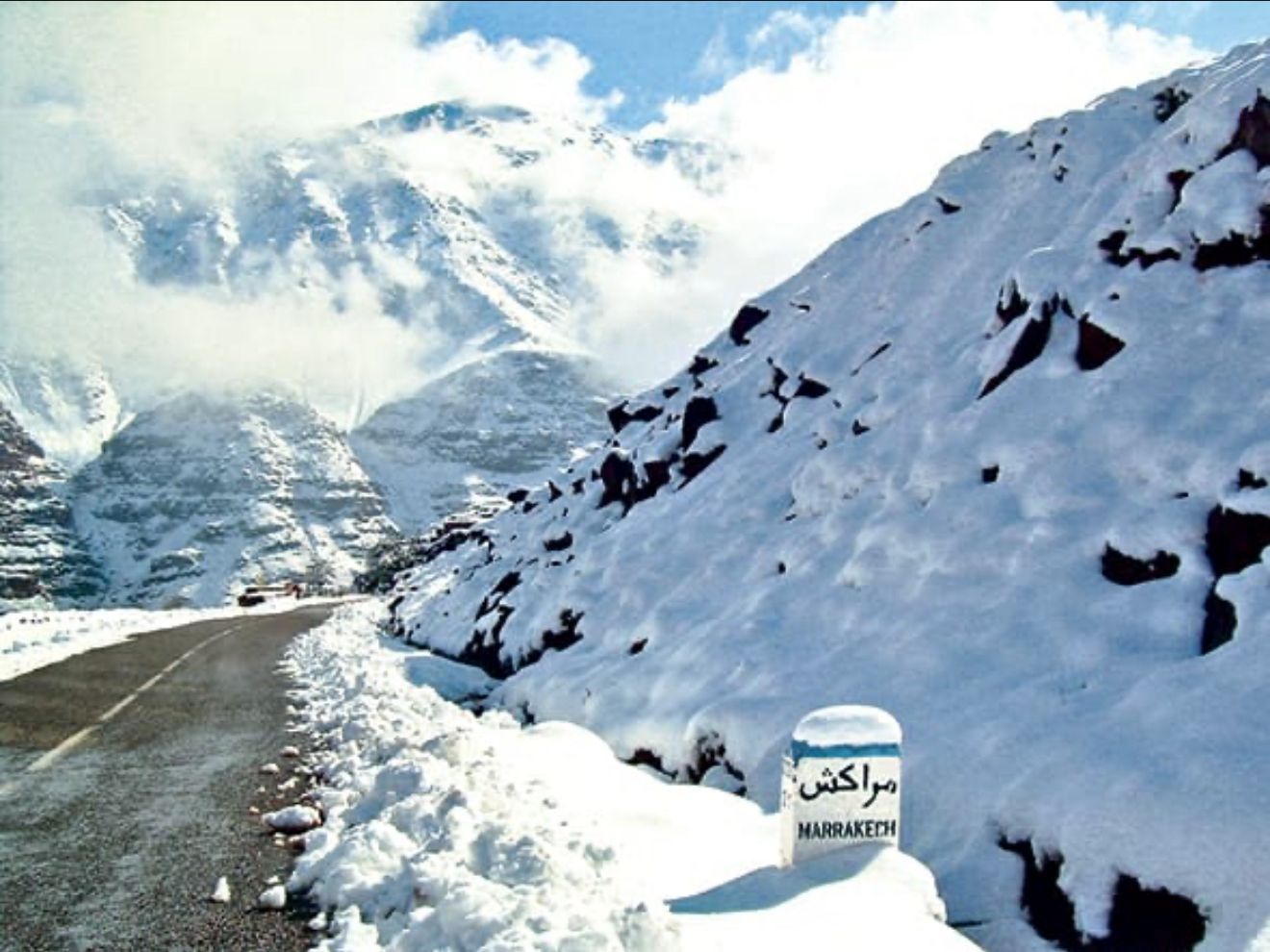 أوكايمدن تتزين بالثلوج وتتوقع انتعاشة سياحية نهاية الأسبوع